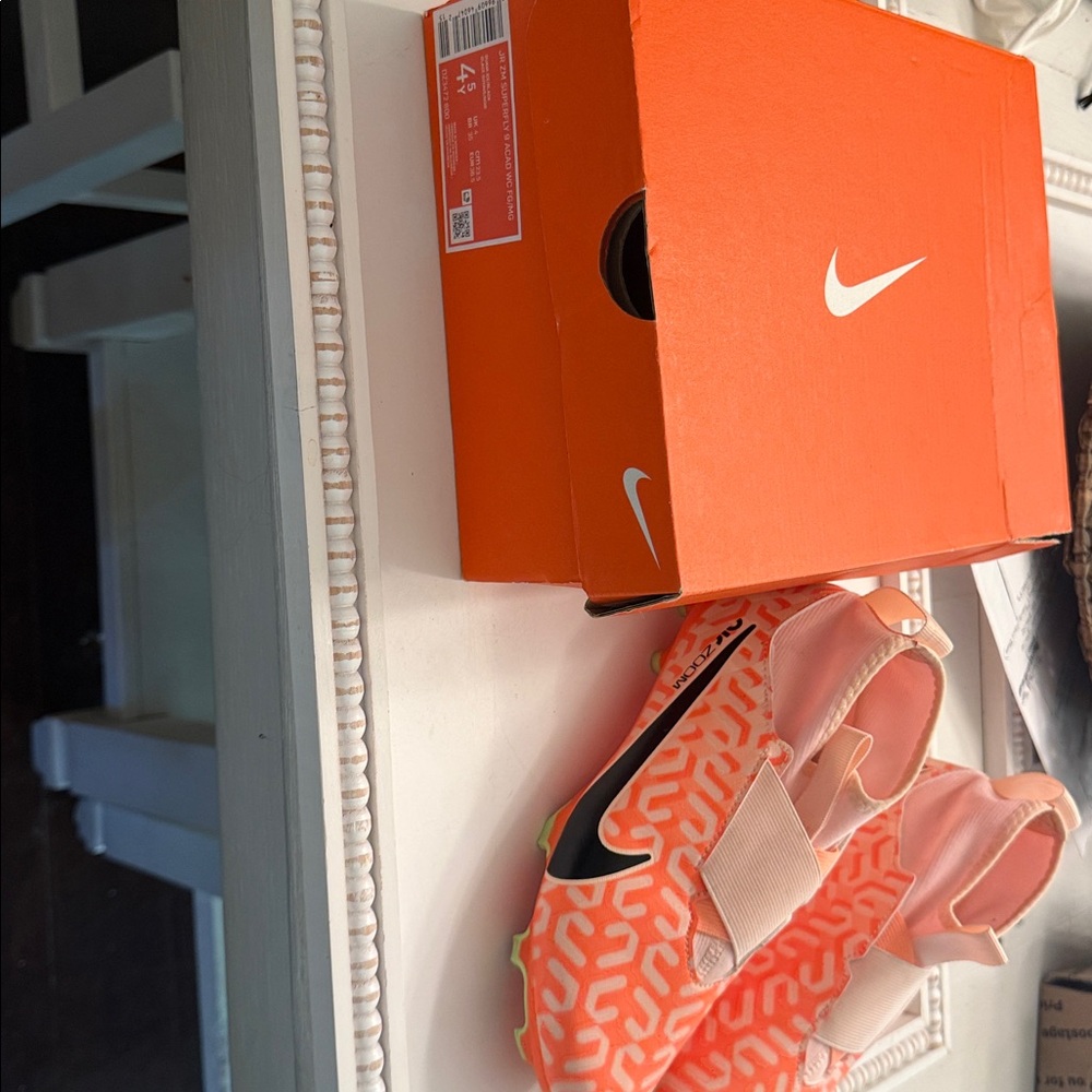Nike Bright Orange Soccer Cleats